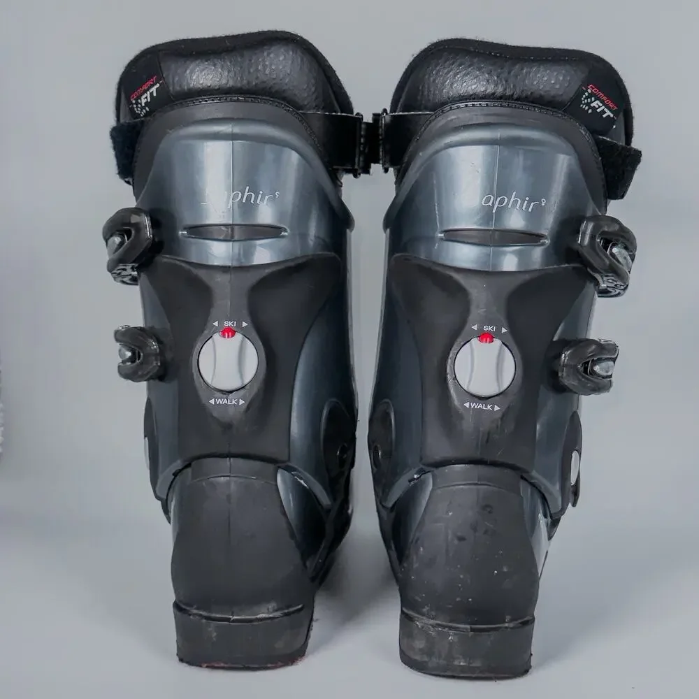 Rossignol Saphir Cockpit Ski Boots Womens Size 26 26.5 Shell 27.5 BSL 305mm Gray